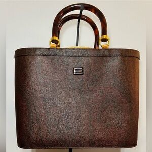 ‼️SOLD ‼️Etro Milano - Paisley Print Top Handle Satchel - Vintage ‼️SOLD‼️